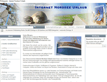 Tablet Screenshot of internet-nordsee-urlaub.de